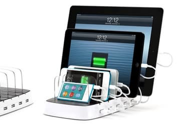 Зарядная станция Griffin PowerDock 5 способна заряжать до пяти устройств Apple одновременно