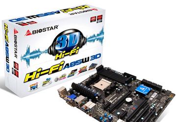 Biostar представляет системную плату Hi-Fi A85W 3D с поддержкой APU AMD в исполнении FM2 