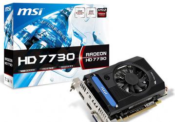 Ассортимент MSI пополнила 3D-карта Radeon HD 7730 