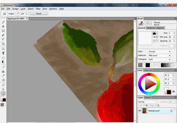 Artweaver v.4.5 - бесплатная программа, высококачественно имитирующая рисование обычными кистями, карандашами, мелками и т.д.