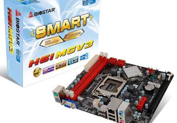 Системная плата Biostar H61MGV3 рассчитана на процессоры Intel в исполнении LGA 1155