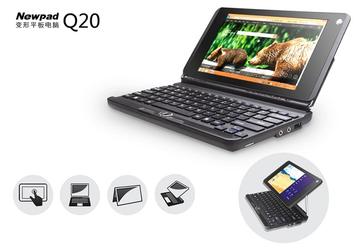 Нетбук-трансформер Newman Newpad Q20 оснащён поворотным экраном диагональю 8,9 дюйма