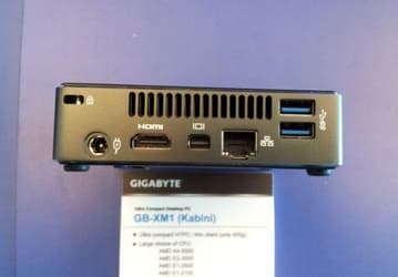 Gigabyte пополнила список процессоров для мини-ПК Brix моделями Intel Haswell и AMD Kabini