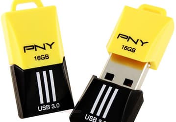 Миниатюрная флэшка Pny F3 Attaché оснащена интерфейсом USB 3.0