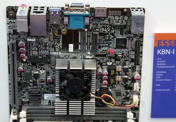 ECS показала системную плату KBN-I типоразмера Mini-ITX с предустановленным APU AMD Kabini