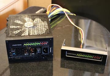Блок питания Phanteks Enthoo ES700 наглядно показывает уровень нагрузки