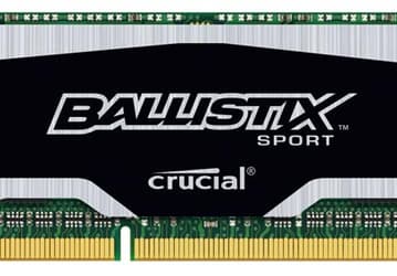 Модули памяти Crucial Ballistix Sport SODIMM ориентированы на использование в игровых ноутбуках