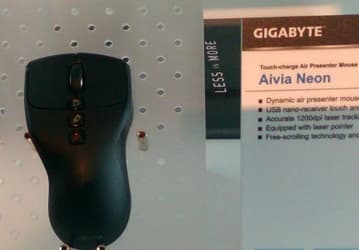Gigabyte привезла на Computex 2013 беспроводную мышь для презентаций Aivia Neon
