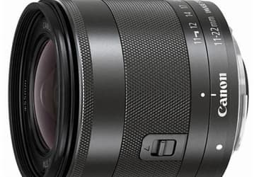 Представлен широкоугольный объектив Canon EF-M 11–22mm f/4–5.6 IS STM