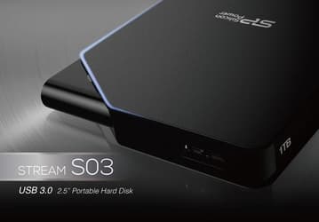 SP/Silicon Power выпускает портативные жесткие диски Stream S03 с интерфейсом USB 3.0