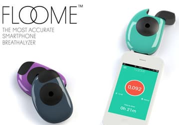 Устройство Floome превращает смартфон в алкотестер