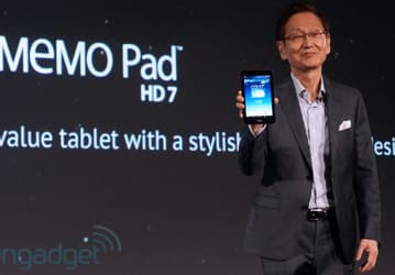 Asus оценила планшет MeMo Pad HD7 с 16 ГБ флэш-памяти в $149