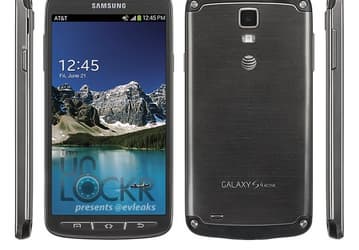 В Сети появились изображения смартфона Samsung Galaxy S4 Active в черном цвете с логотипом AT&T