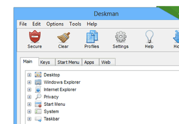 Deskman v.14.0.0 - утилита для обеспечения сохранности и неприкосновенности личных данных