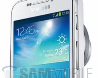 Появились фотоизображения смартфона Samsung Galaxy S4 Zoom