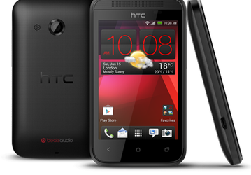 Смартфон HTC Desire 200 похож на модель One, но только внешне