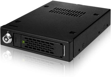 Корзина Icy Dock ToughArmor MB991SK-B рассчитана на один накопитель типоразмера 2,5 дюйма с возможностью горячей замены