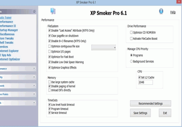 XP Smoker v.6.1 - утилиты для настройки операционных систем Windows XP
