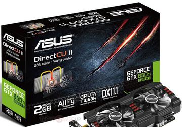 Asus оснащает 3D-карты GeForce GTX 650 Ti Boost кулерами DirectCU II