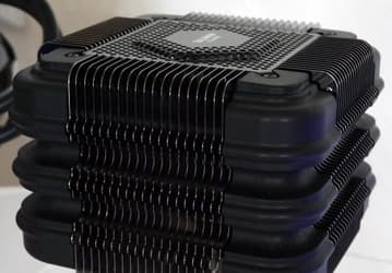 Пассивный процессорный охладитель Zalman FX100 Cube показан на CeBIT