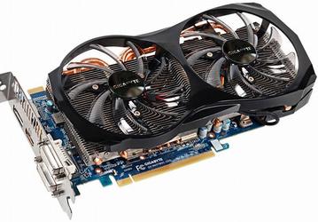 Конструкция охладителя 3D-карт Gigabyte GeForce GTX 650 Ti Boost включает четыре тепловые трубки 