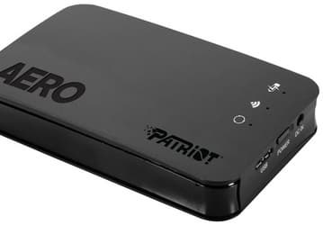 Patriot AERO – внешний жесткий диск со встроенным аккумулятором и адаптером Wi-Fi
