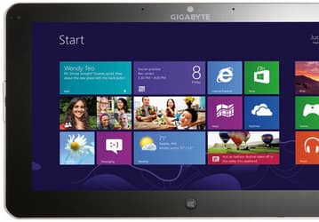 Планшет Gigabyte Padbook S1185 под управлением Windows 8: подробности