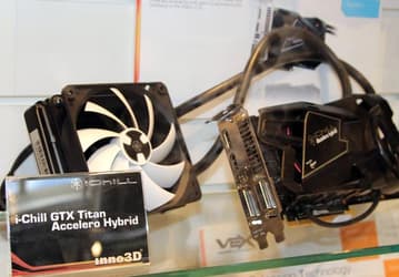 Inno3D показала на CeBIT 3D-карту GeForce GTX Titan с кулером Hybrid iChill