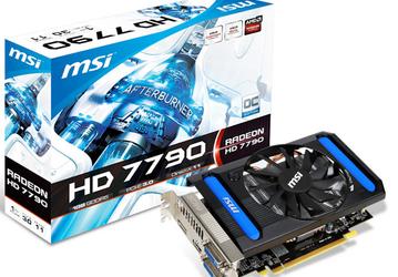 У MSI тоже есть разогнанный вариант 3D AMD Radeon HD 7790