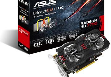 Asus оснащает 3D-карты Radeon HD 7790 охладителями DirectCU II