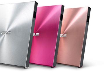 Внешний оптический привод Asus SDRW-08U5S-U толщиной 13 мм позиционируется в качестве дополнения к ультрабуку