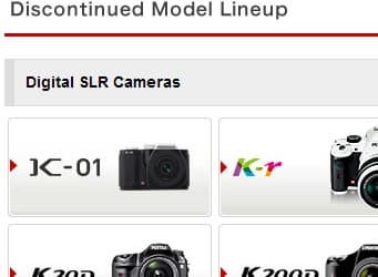Камера K-01 не продержалась в ассортименте Pentax и года