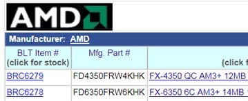 Начат прием предварительных заказов на процессоры AMD FX-4350 и FX-6350