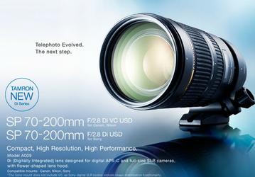 Продажи объектива Tamron 70-200mm f/2.8 VC USD с байонетом Nikon F начнутся 28 марта