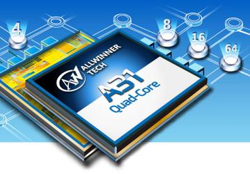 Представлен четырехъядерный процессор для планшетофонов Allwinner A31s