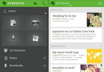 Обновлен клиент Evernote для Android 