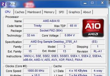 В сети появились результаты тестов APU AMD Richland A10-6700