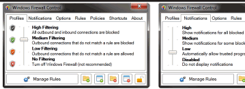 Windows Firewall Control v.4.0.6.2 - бесплатная утилита для управления брандмауэрами Windows Vista/Seven/8