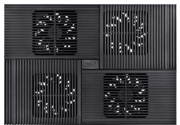 Охлаждающая подставка Deepcool Multi Core X8 оснащена четырьмя вентиляторами 