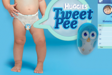 Huggies TweetPee — твитни мне, сынок, когда пора сменить подгузник