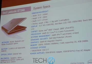 Dell готовит ноутбуки Latitude E7240 и E7440 на базе процессоров Intel Haswell