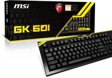 GK-601 — первая игровая механическая клавиатура в ассортименте MSI