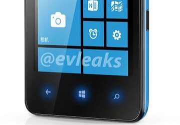 Появилось новое изображение смартфона Huawei Ascend W2, работающего под управлением Windows Phone 8
