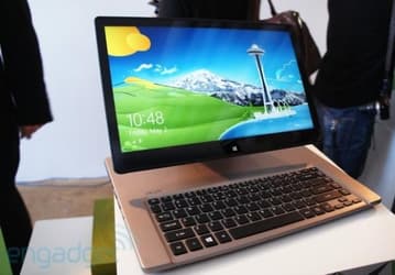 Ноутбук-трансформер Acer Aspire R7 умеет превращаться даже в моноблок