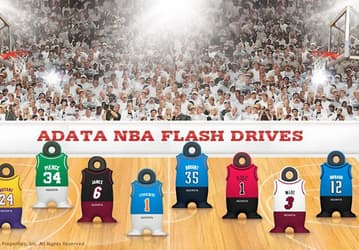 Adata Technology выпускает шесть флэшек серии NBA Pro