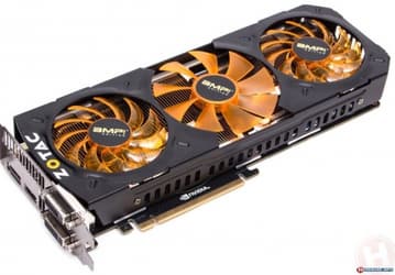 Ядро 3D-ускорителя Zotac GeForce GTX 780 Ti Amp! функционирует на частоте 1006 МГц