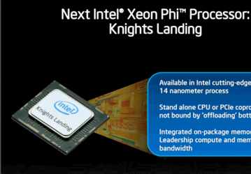 Опубликованы подробности о процессорах Intel Xeon Phi Knights Landing