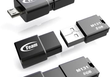 Флэшки Team Group M131 комплектуются переходником для подключения к смартфонам и планшетам