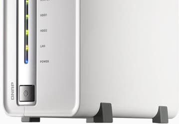 Домашнее сетевое хранилище QNAP TS-212P рассчитано на два накопителя