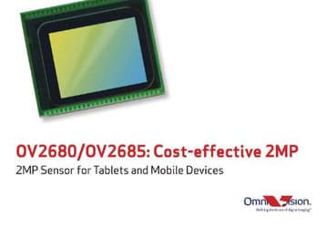 Датчики изображения OmniVision OV2680 и OV2685 разрешением 2 Мп предназначены для мобильных устройств 